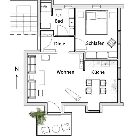 Διαμέρισμα 7 Schönhagen